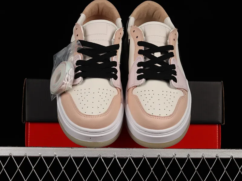 All categories Air Jordan Jordan series basketball shoes Air Jordan 1 Low Air Jordan 1 Elevate Low SE "Wolf Grey" Little AJ thick-soled retro basketball shoes DH0979-101